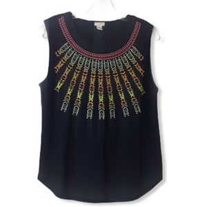 J Crew Top Sleeveless Blouse Summer